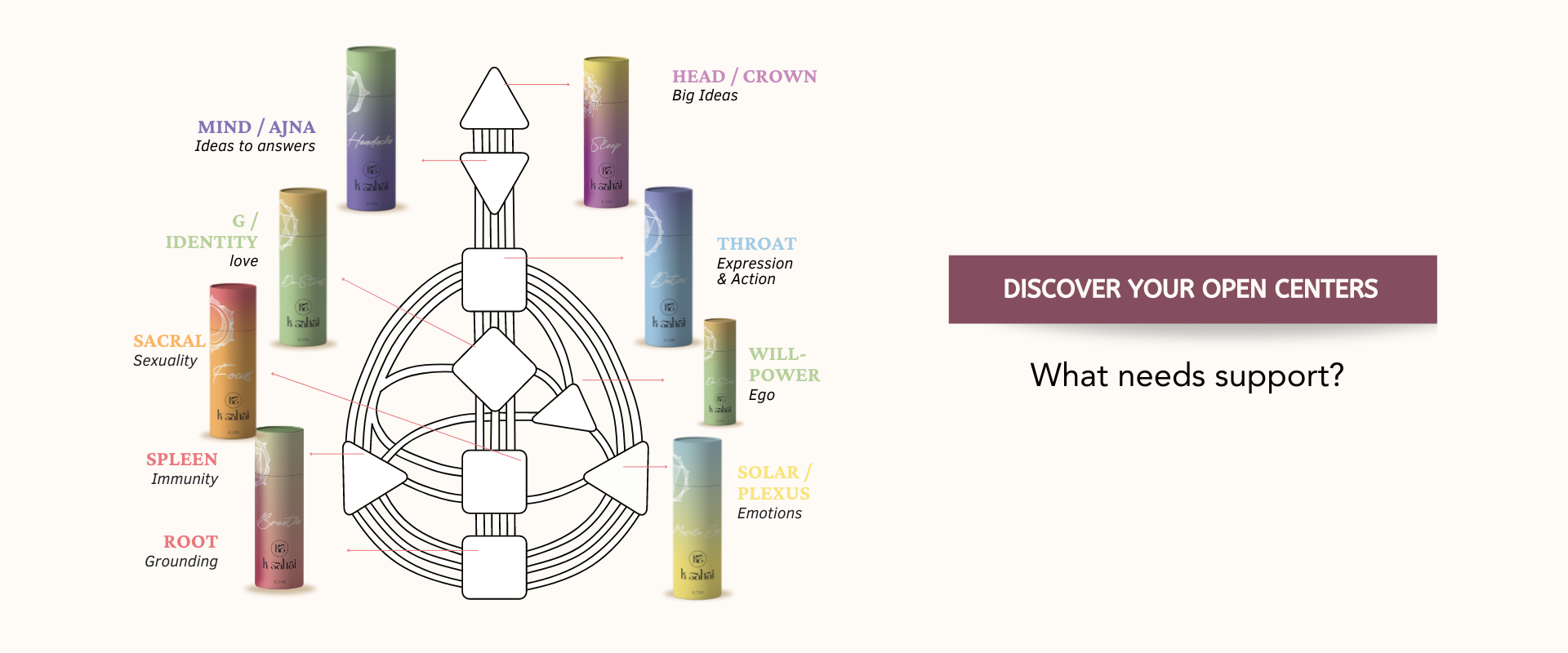 essential oil blends specifically designed for each chakra. Discover your open centers. What needs support?