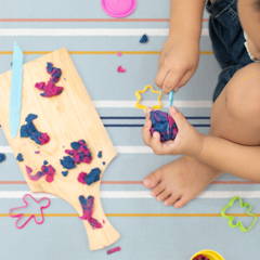 splat mat for kids craft projects and starting solids