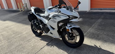 2025 KAWASAKI NINJA 500 ABS motorcycle for rent near Hollywood, FL