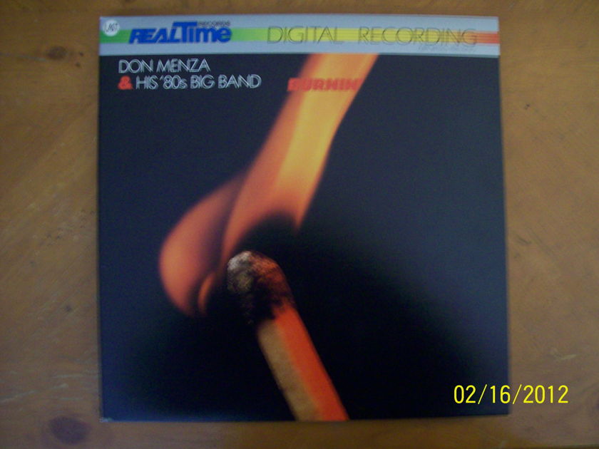 Don Menza & His '80's Big Band - Burnin' Real Time Records Digital Recording pressed in Germany
