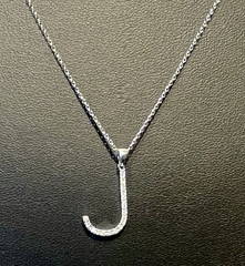 Shop 9K gold & diamond letter pendants - Pobjoy Diamonds