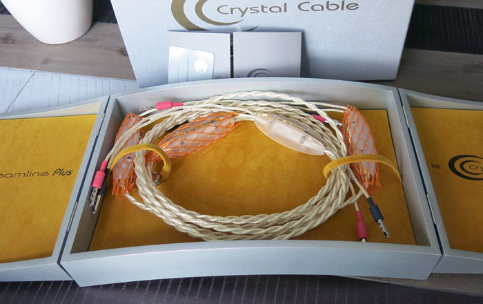 Crystal Cable DREAMLINE PLUS speaker cables 2.5M banana...