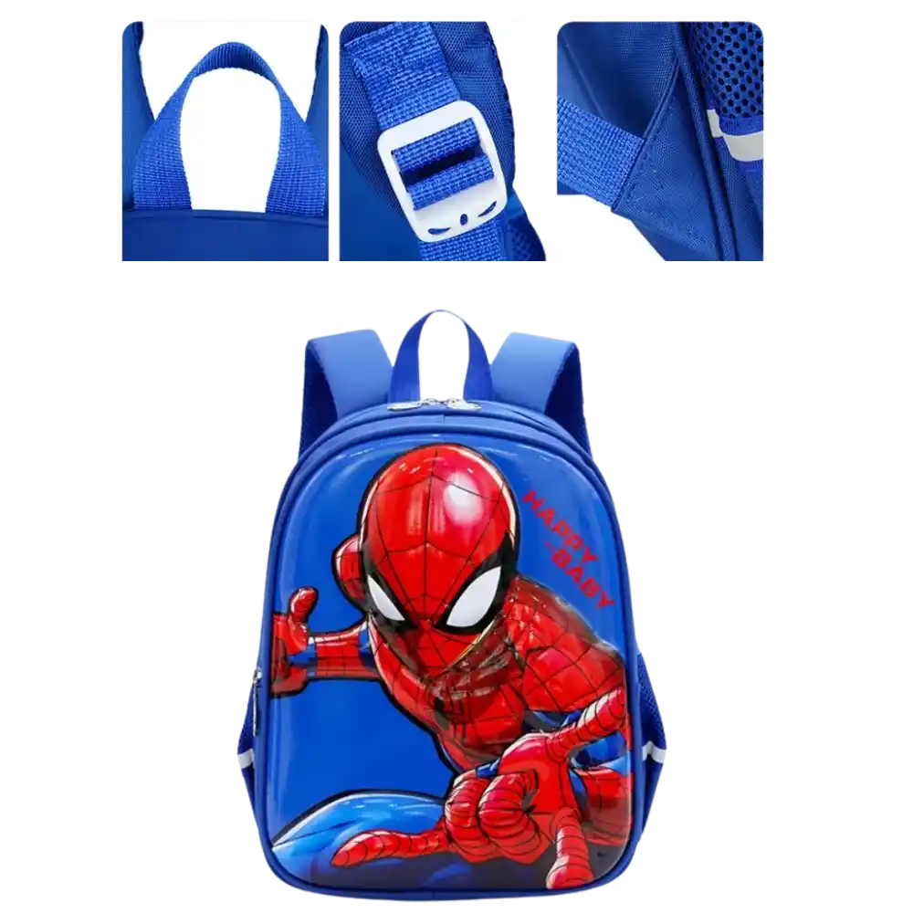 Sac à Dos Maternelle Enfant Imperméable - Léger, Multipoches, Motifs Animaux Mignons - Pour Crèche, École, Voyage - Taille 2-6 Ans