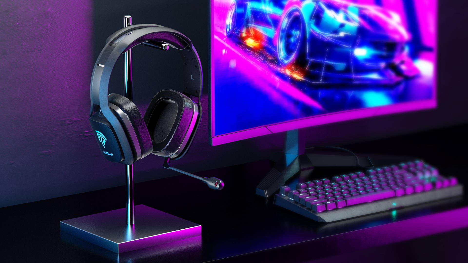 EasySMX Sleipnir C06W Gaming Headset with Wireless and Mic