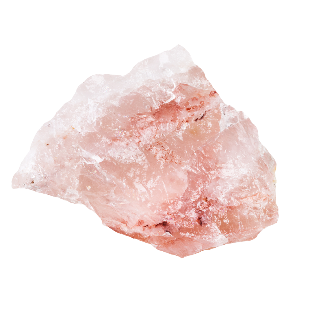 Raw Rose quartz Crystal