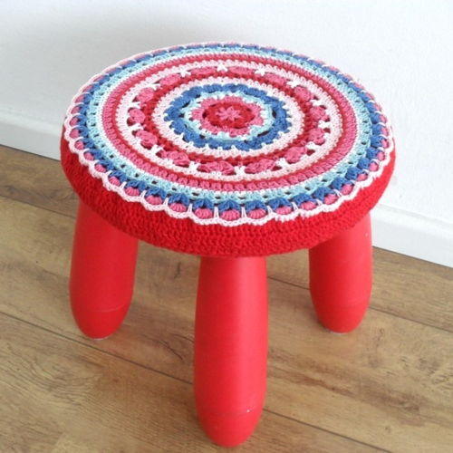 Boho stool cover