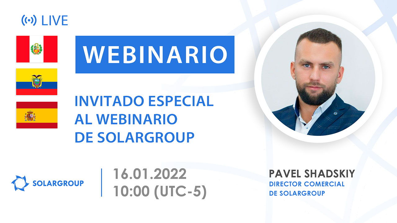 Peru. Invitado especial al webinario de SOLARGROUP