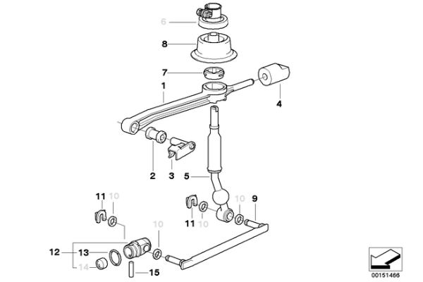 E36 325 / 318 / 323 Shifter Bushing Kit