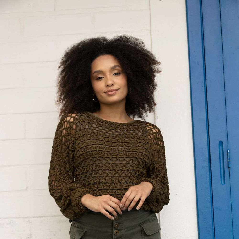 Sugar Cane Top Crochet Pattern