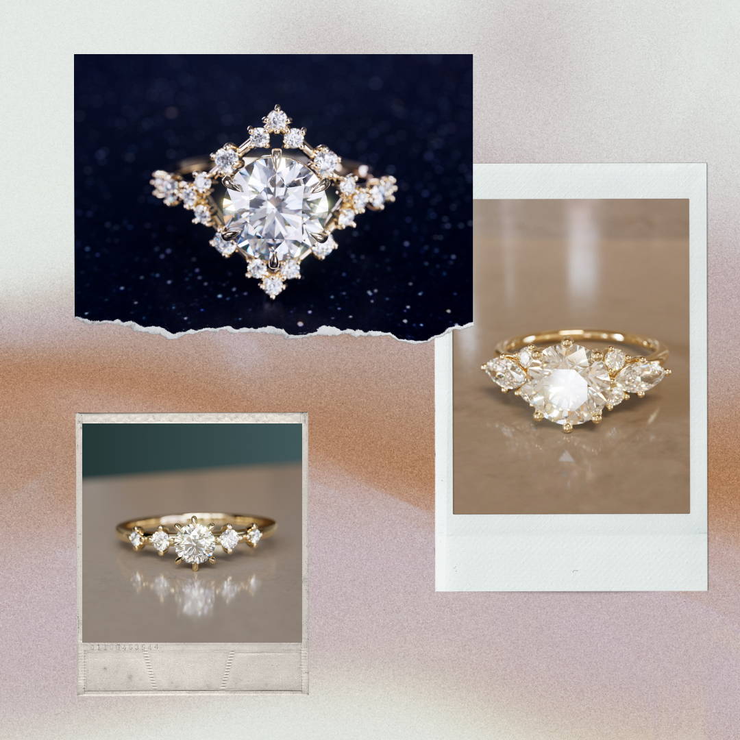 celestial engagement rings