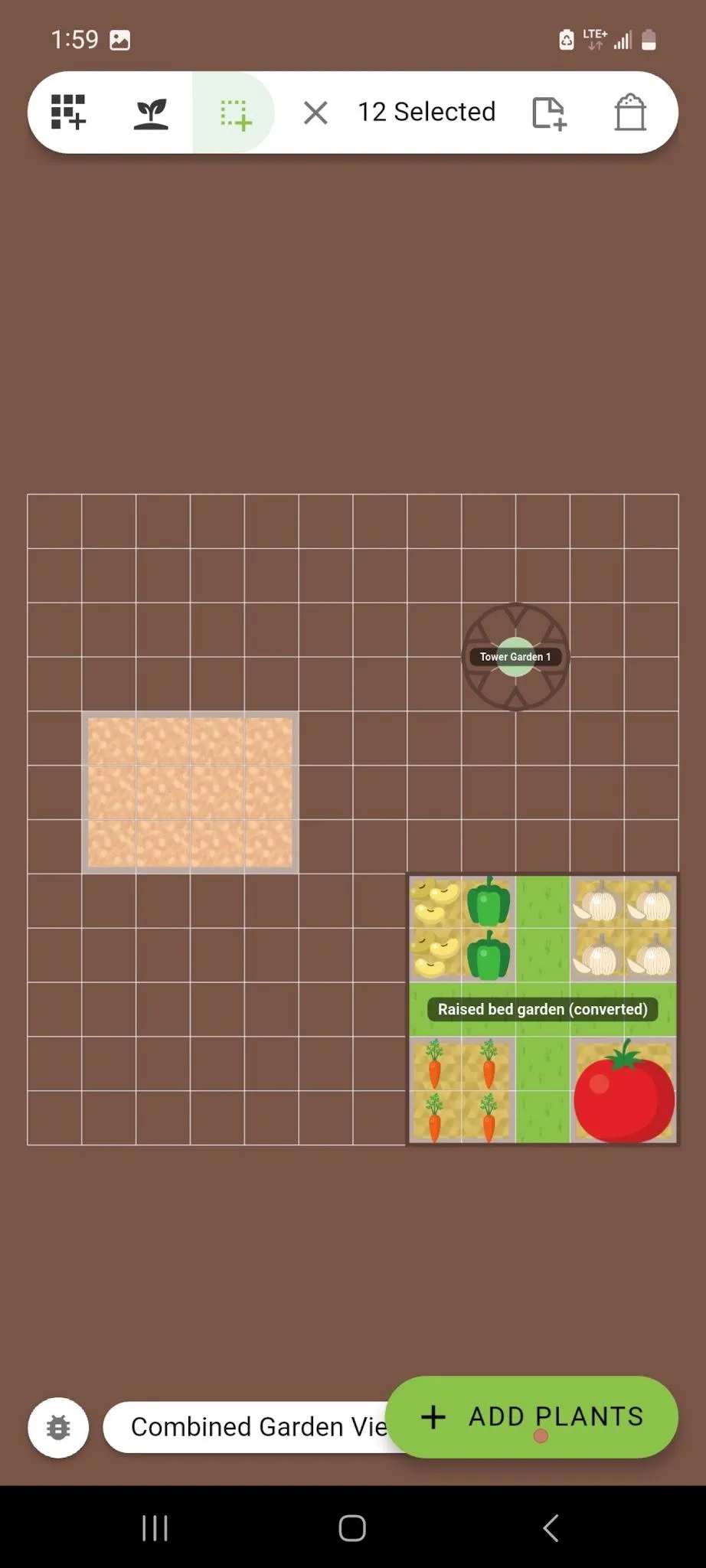 Open Add Plants Menu
