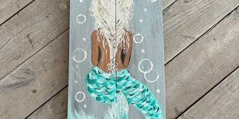 August 19 Introduction to Acrylic Painting Mermaid Theme promotional image