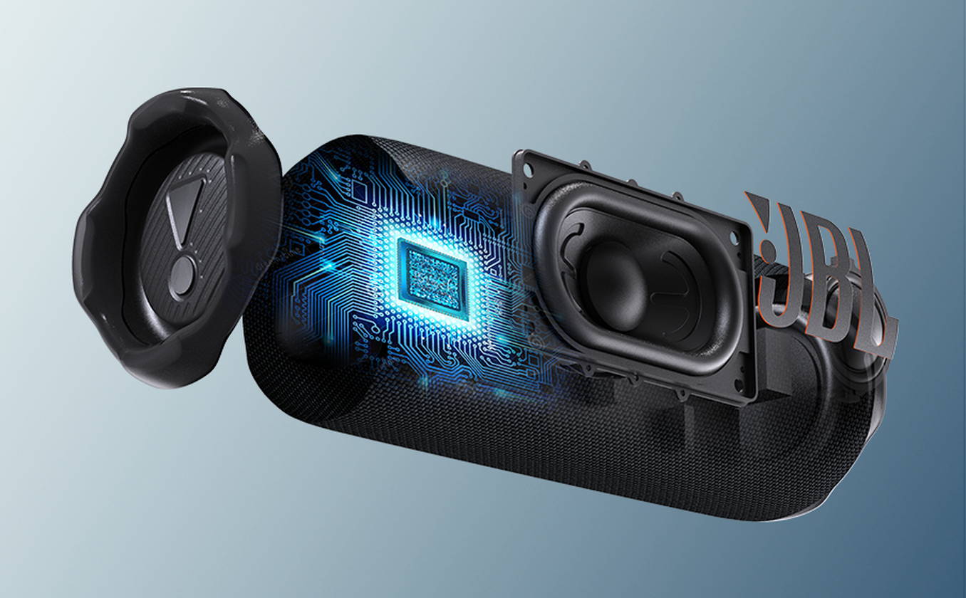 <span>Powerful JBL Pro Sound</span>
