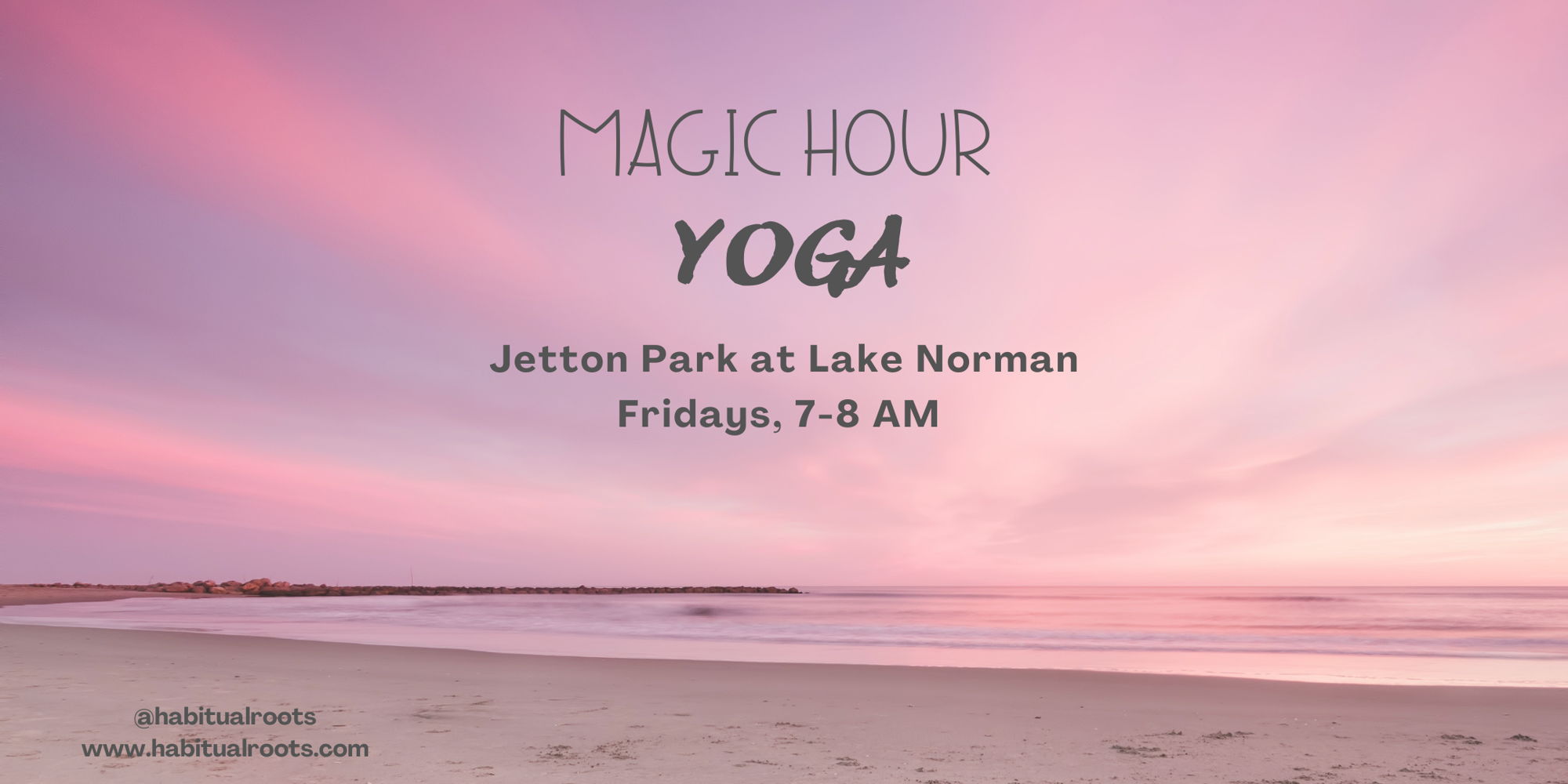 Magic Hour Yoga at Lake Norman  promotional image