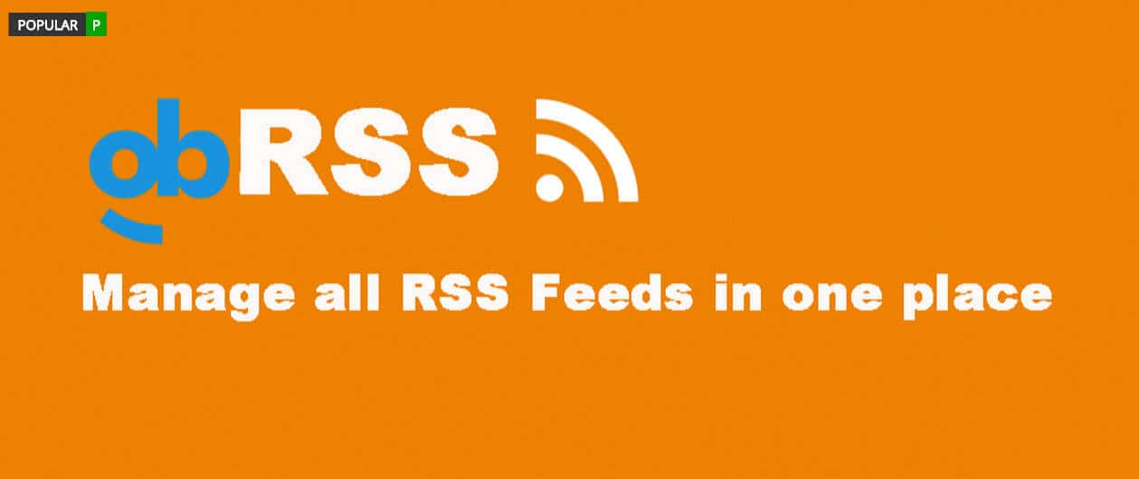 obRSS - создание профессиональных новостных лент в Joomla