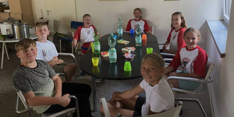 Ruder-Camp in Eutin bei bestem Sommerwetter