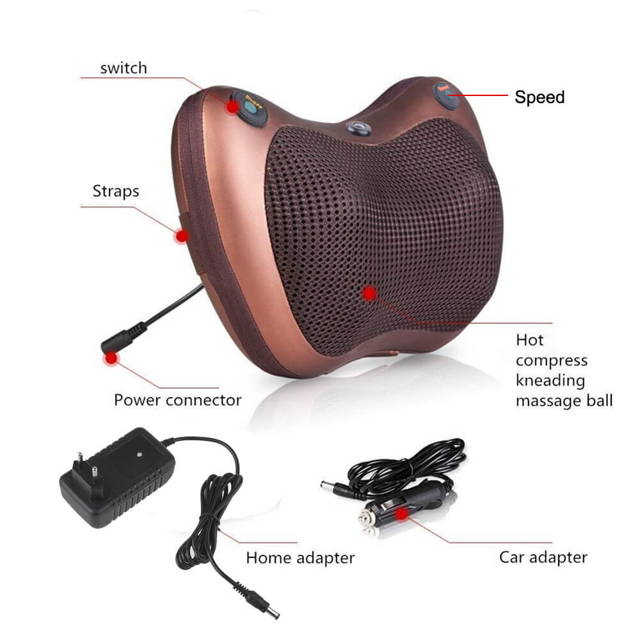 coussin massant, masseur cervical, massage cervicales