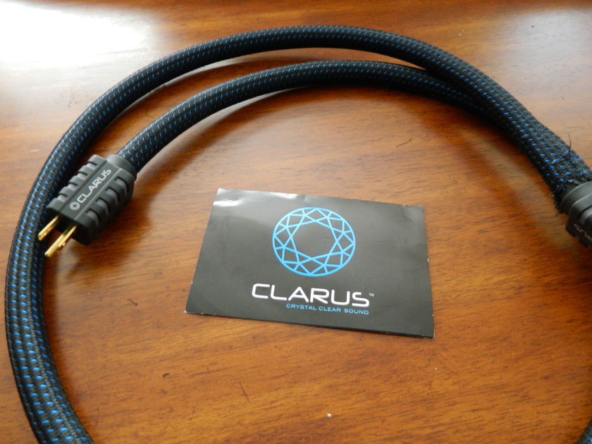 Clarus  Aqua  2 meter High Current Power Cord-Very musical!