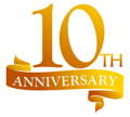 10th anniversary logo