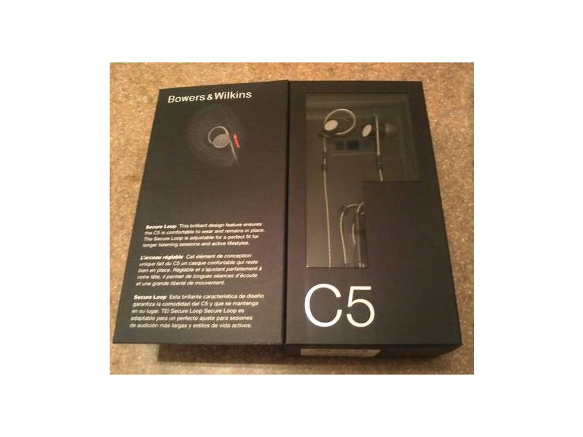 B&W C5 In-Ear Headphones - NEW