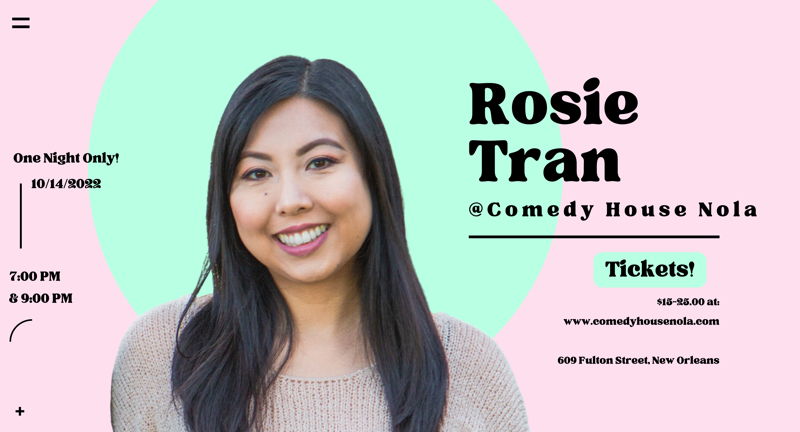 Rosie Tran at Comedy House NOLA