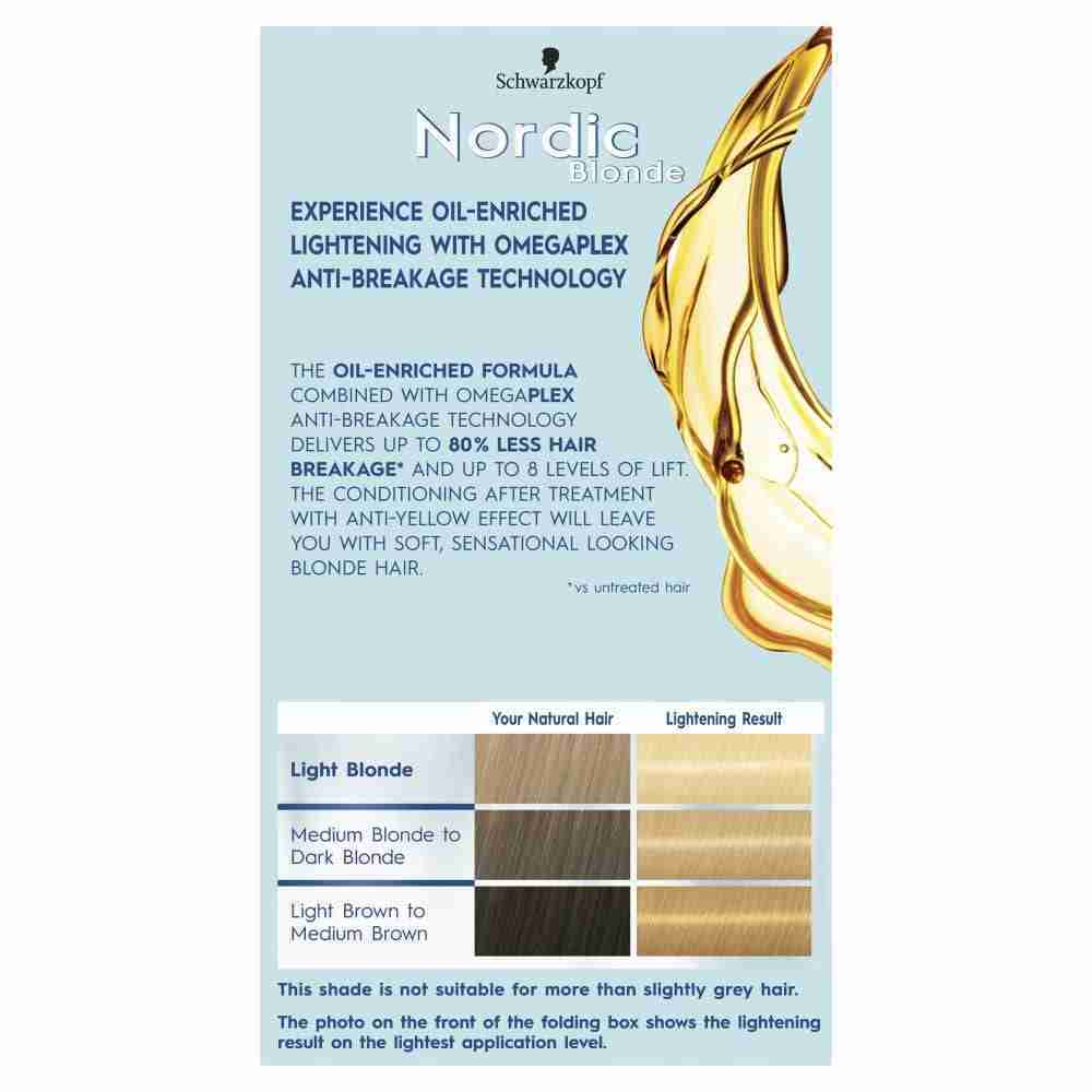 Schwarzkopf Nordic Blonde L1+ Extreme Lightener - Image 3