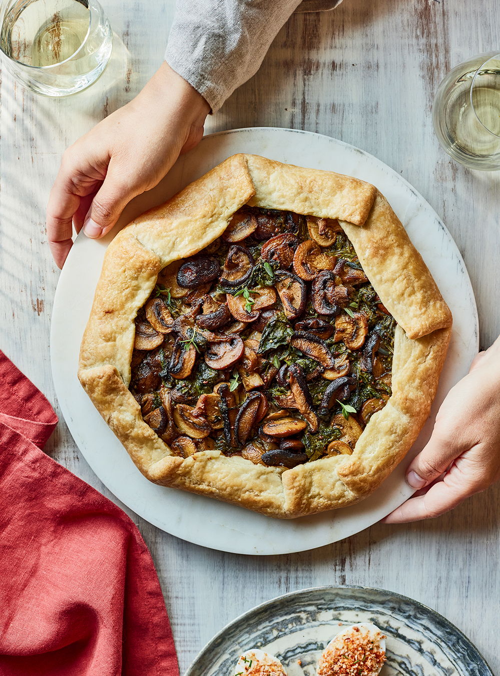 Rustic Mushroom Tart | RICARDO