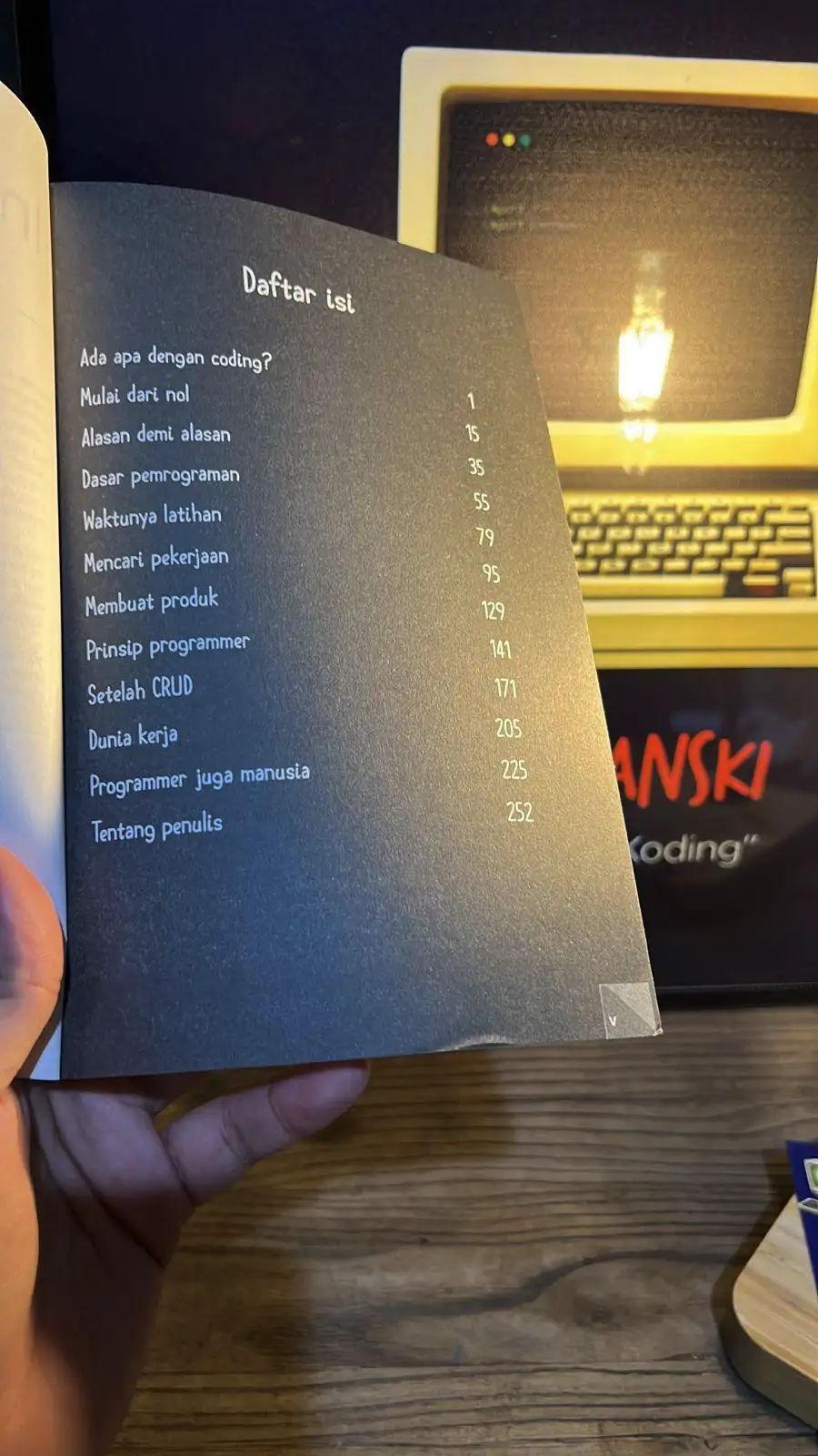 Daftar isi buku ini koding!