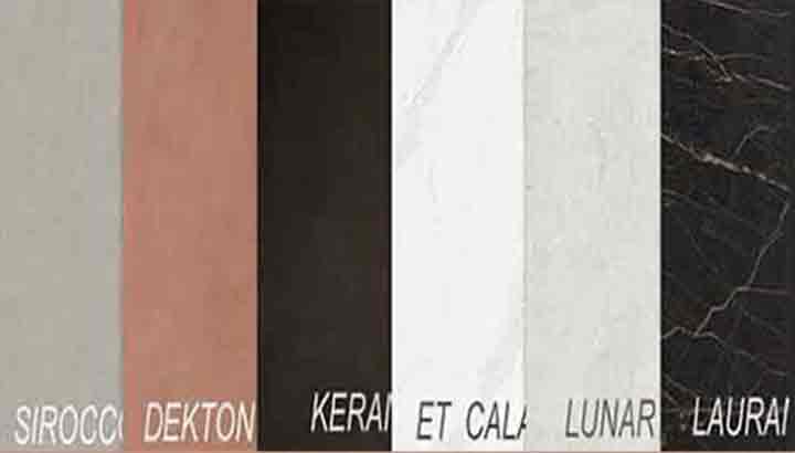 Tisch nach Massenkeramikauswahl