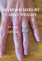 Two coloure gold diamond rings - Pobjoy Diamonds