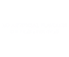 No artificial flavours or preservative