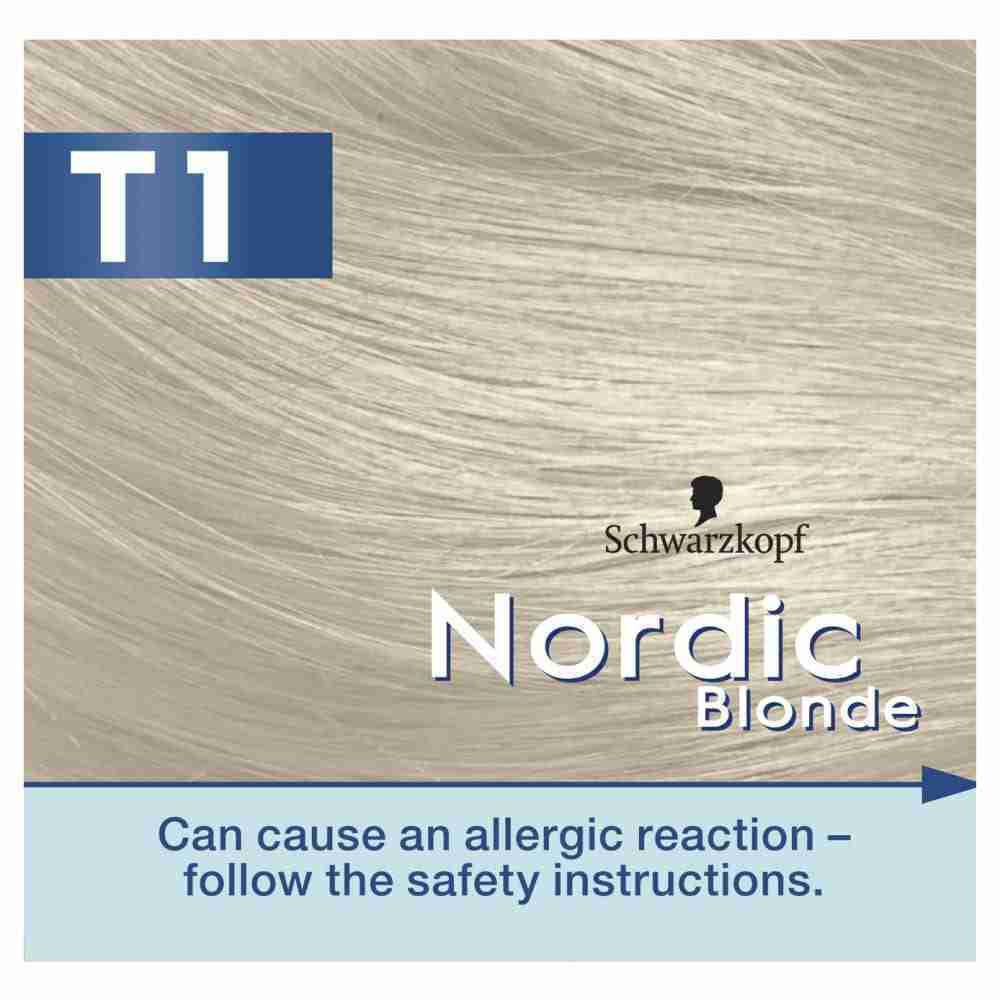 Schwarzkopf Nordic Blonde T1 Anti-Yellow Mousse - Image 6