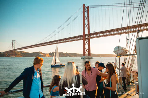 Sunset Boat Party with 2 Drinks and Free Club Entry