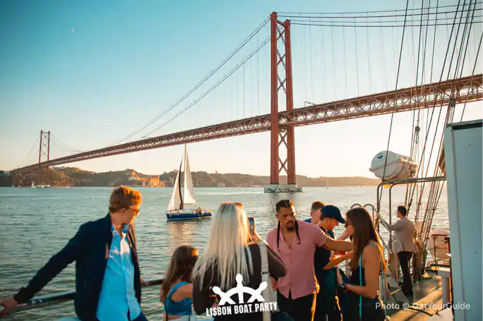 Sunset Boat Party with 2 Drinks and Free Club Entry