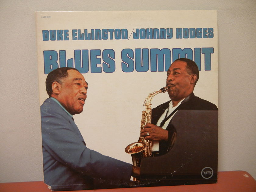 DUKE ELLINGTON JOHNNY HODGES BLUES SUMMITT DOUBLE LP VERVE LABEL