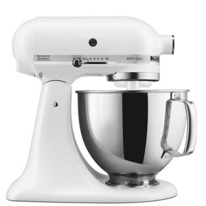 Artisan® Series 5 Quart Tilt-Head Stand Mixer Matte White KSM150PSFW | KitchenAid