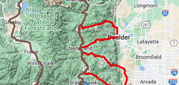 5 Scenic Self-Guided Motorcycle Rides near Denver, CO
