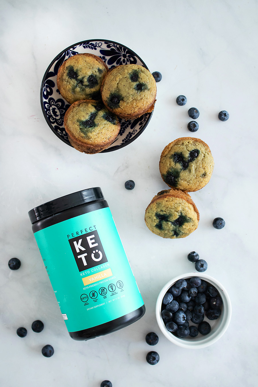 Blueberry Muffins with Collagen