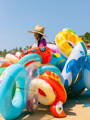 REFINED Ektar Presets: Beach Inflatables After Shot