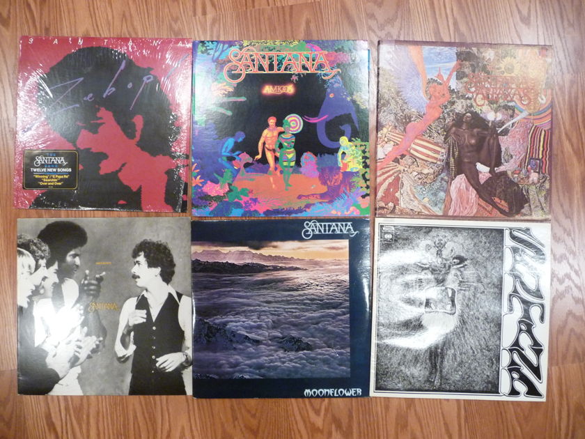 Santana, Hendrix, Dead - collection of 14 albums from personal collection