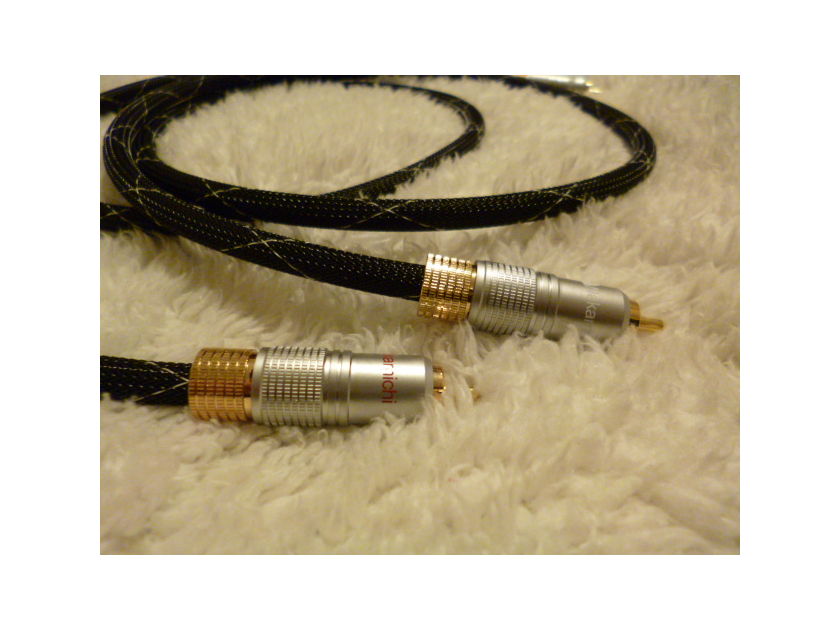 Schmitt Custom Audio Locking RCA Cables 1 meter 1pair