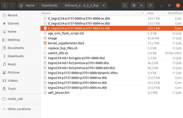 Jetson BSP files downloaded from GitHub