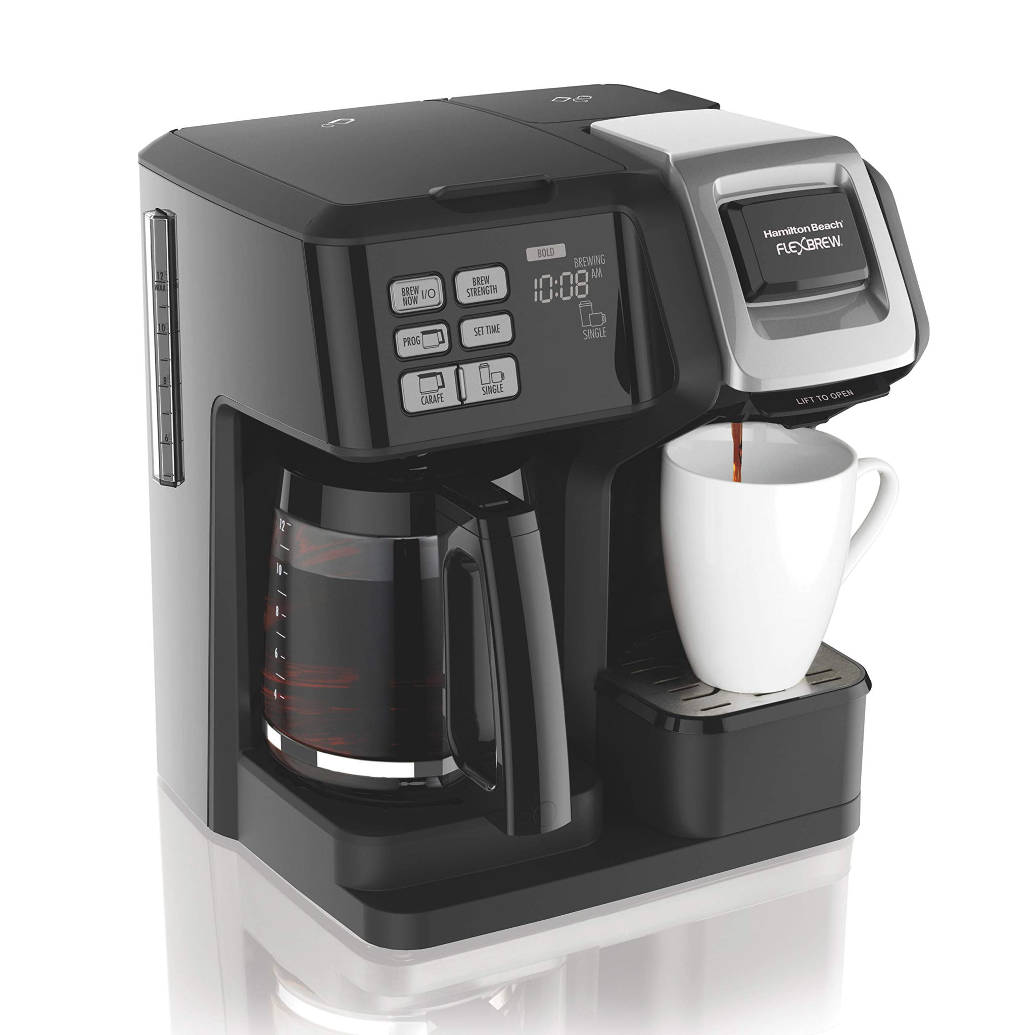 Hamilton Beach Flexbrew Single Serve And Full Coffee Pot