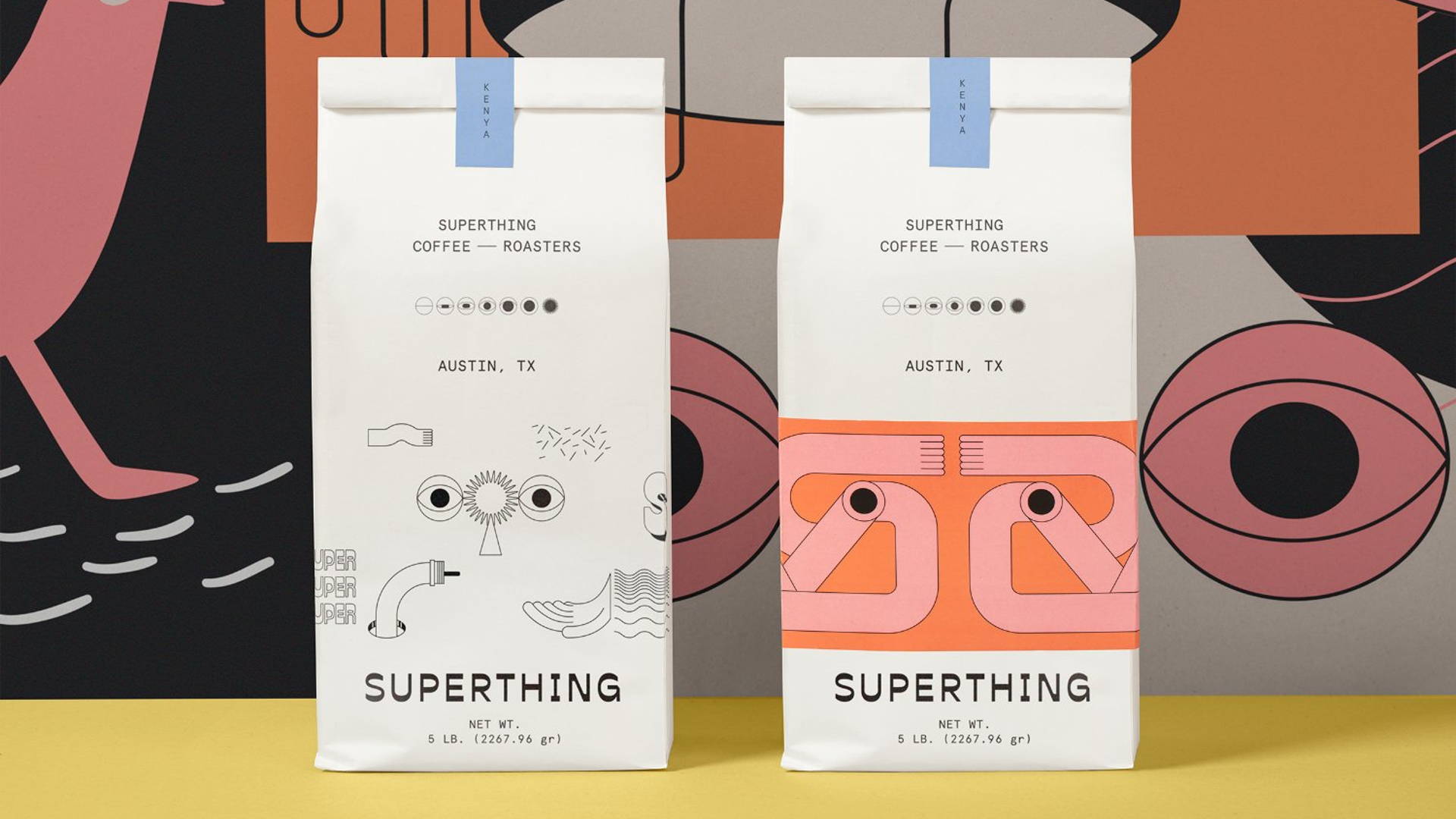 Featured image for This Austin-Based Coffee Brand "Keeps It Weird" With Wonderful Illustrations