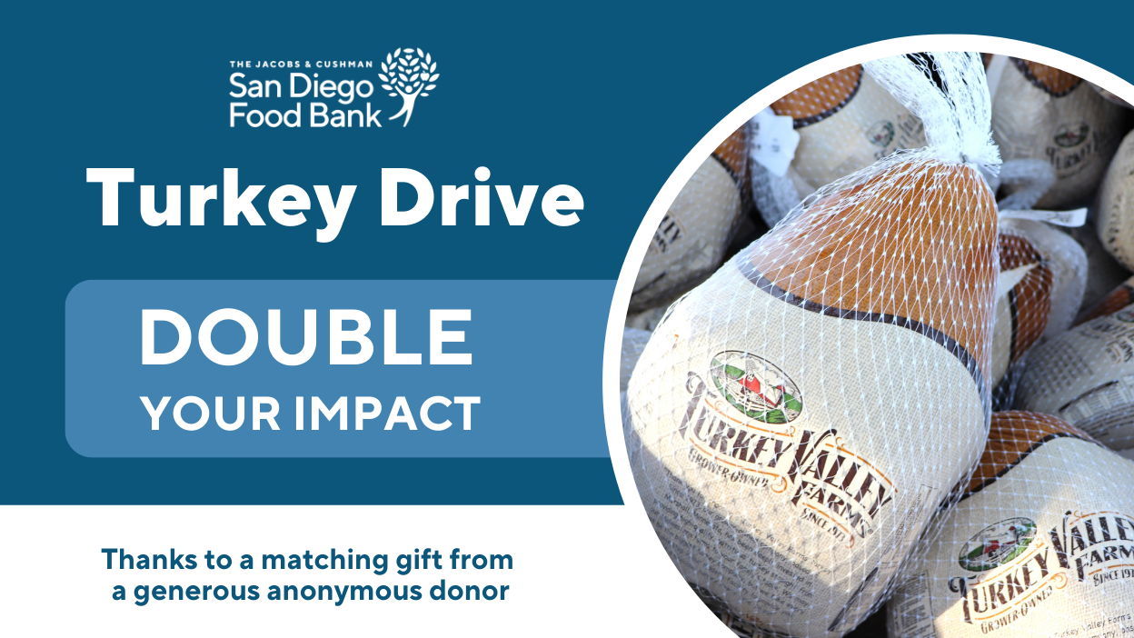 Please Support the San Diego Food Bank's Turkey Drive!