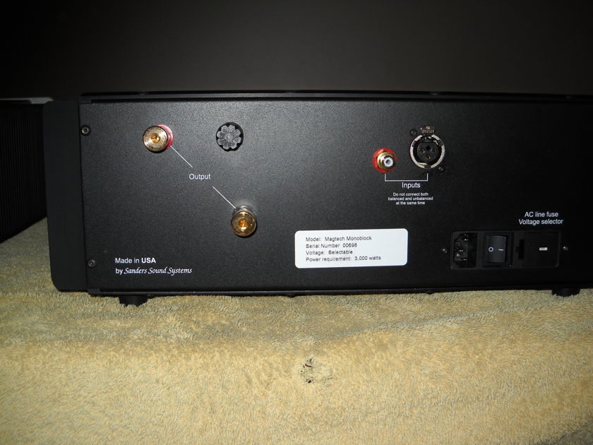 Sanders Sound Systems Magtech Mono Amplifiers