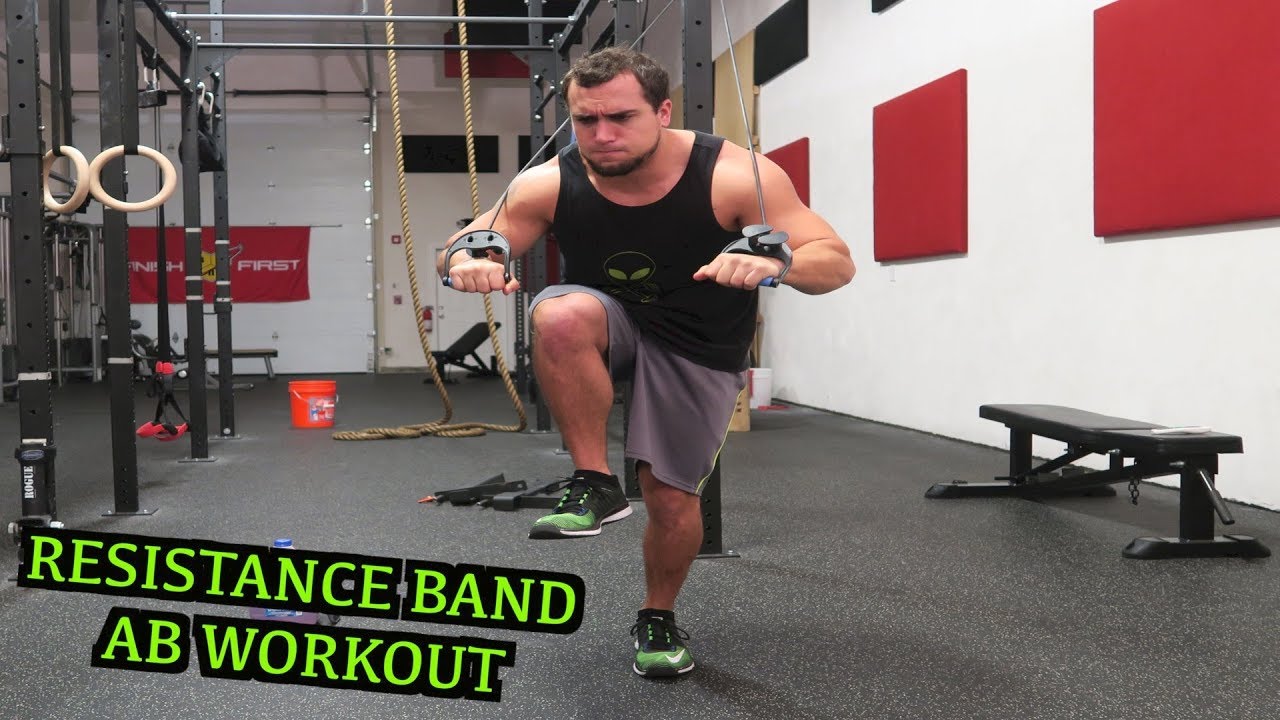 Intense 5 Minute Resistance Band Ab Workout 