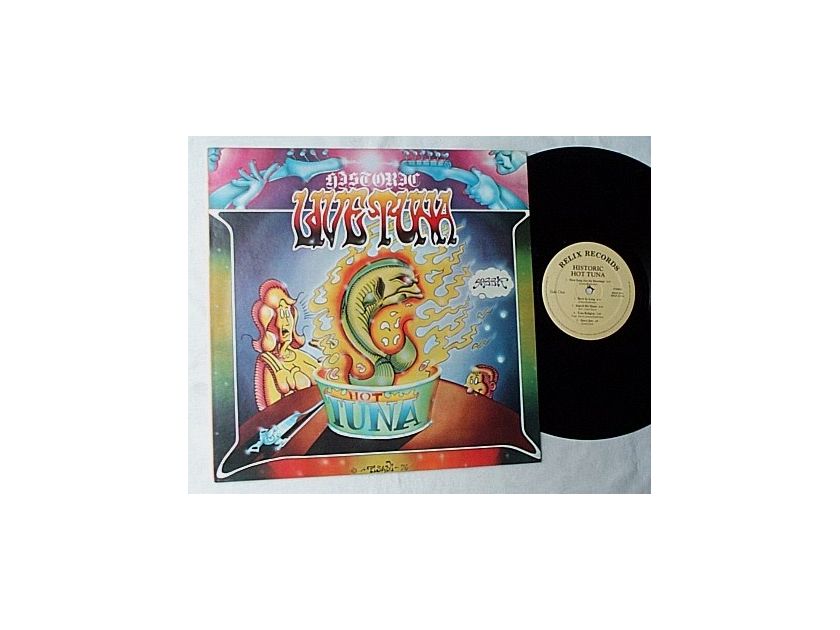Hot Tuna LP-Historic Hot Tuna- - great classic psych blues-rock  album-relix label
