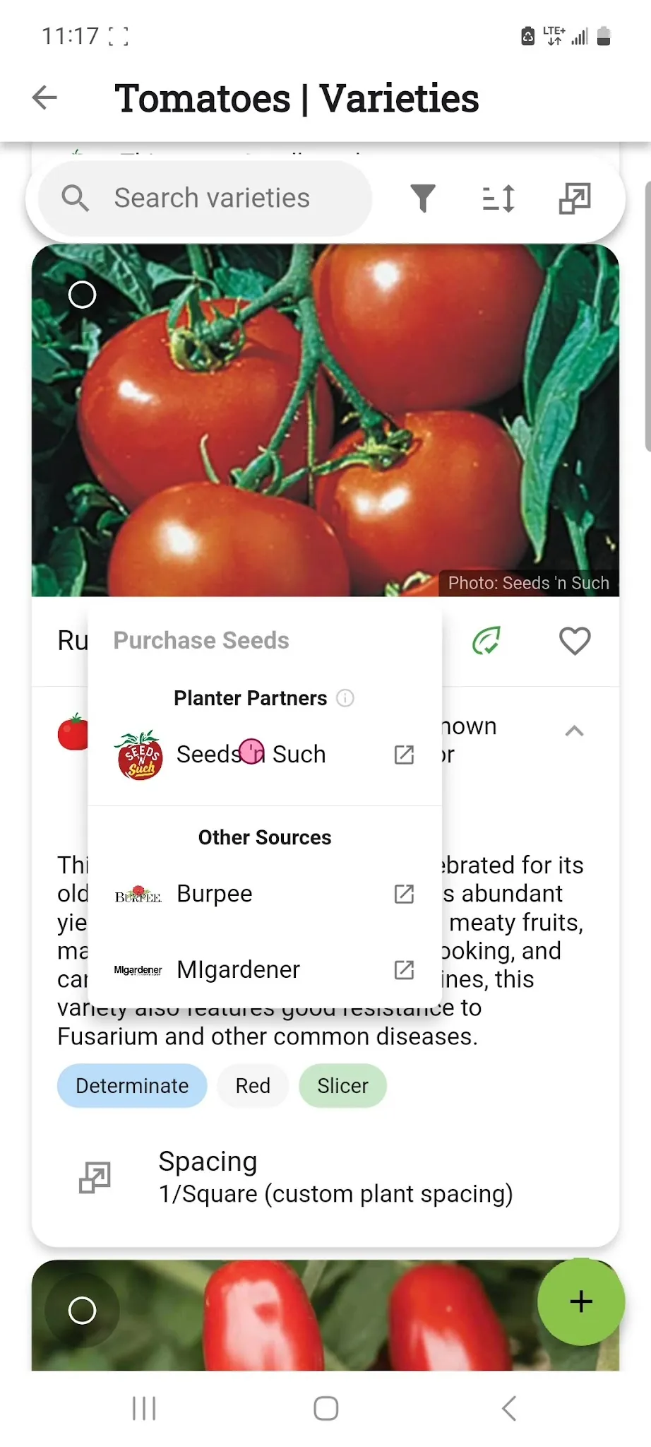 Navigate to Seeds 'n Such Website