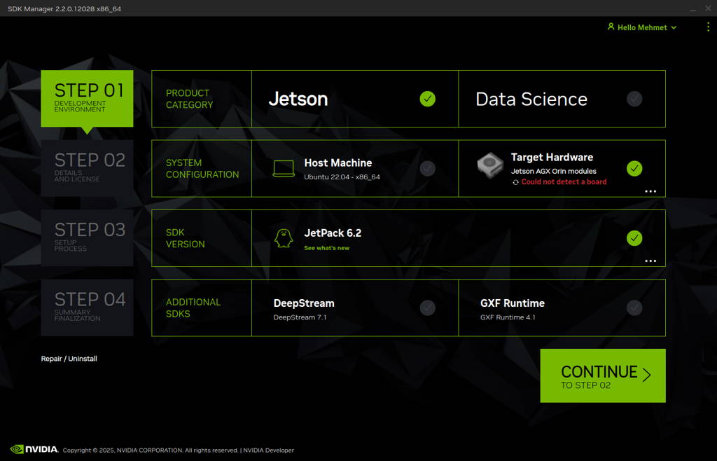 SDK Manager step-1